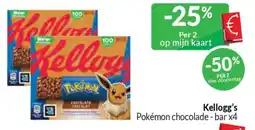 Intermarché Kellogg's Pokémon chocolade bar aanbieding