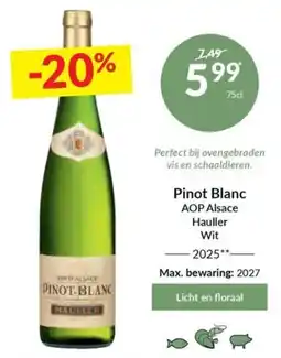 Intermarché Pinot blanc aanbieding