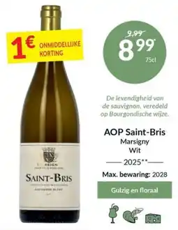 Intermarché AOP Saint-Bris Marsigny Wit aanbieding