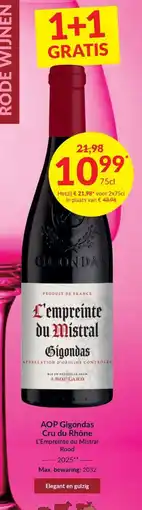 Intermarché AOP Gigondas Cru du Rhône aanbieding