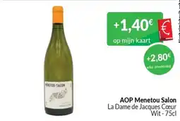 Intermarché Aop menetou salon la dame de jacques coeur wit aanbieding