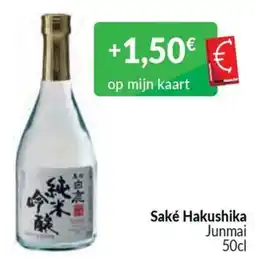 Intermarché Saké Hakushika aanbieding