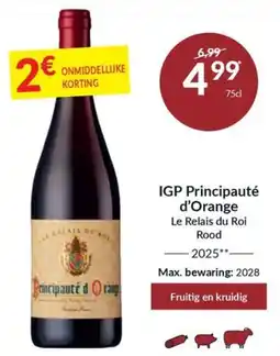 Intermarché IGP Principauté d'Orange Rood aanbieding