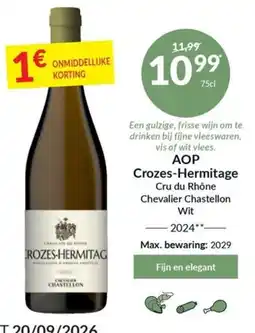 Intermarché AOP Crozes-Hermitage Wit aanbieding