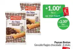 Intermarché Paysan Breton Gevulde flapjes chocolade aanbieding