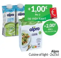 Intermarché Alpro Cuisine of light aanbieding