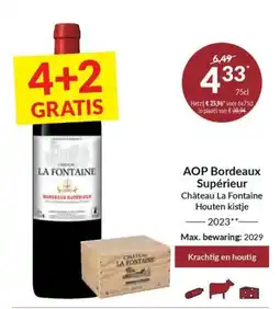Intermarché AOP Bordeaux Supérieur Château La Fontaine aanbieding
