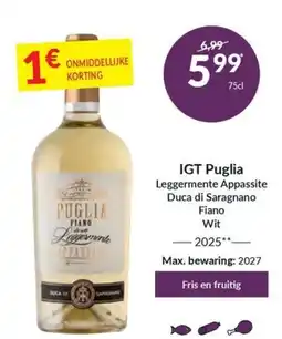 Intermarché Igt puglia leggermente appassite aanbieding
