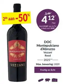 Intermarché Doc montepulciano d'abruzzo rood aanbieding