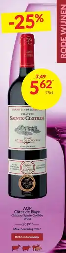 Intermarché AOP Côtes de Blaye aanbieding