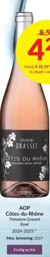 Intermarché AOP Côtes-du-Rhône Théodore Grasset Rosé aanbieding