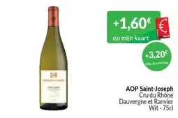 Intermarché Aop saint-joseph cru du rhône dauvergne et ranvier wit aanbieding