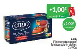 Intermarché Cirio Fijne tomatenpulp of Tomatenpulp in blokjes aanbieding