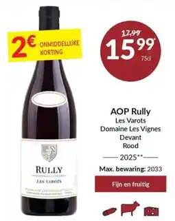 Intermarché AOP Rully Les Varots aanbieding
