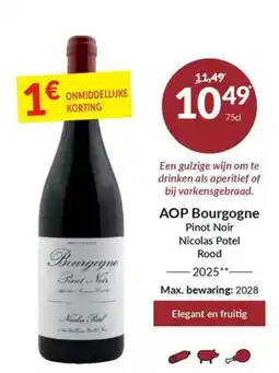 Intermarché Bourgogne Pinot Noir aanbieding