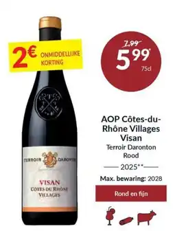 Intermarché Visan cotes du rhone villages aanbieding