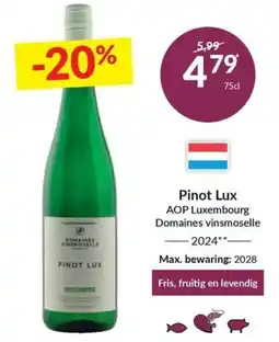 Intermarché Pinot Lux aanbieding
