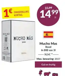 Intermarché Mucho mas rood aanbieding