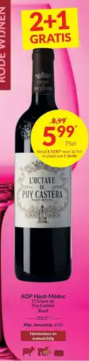 Intermarché L'Octave de Puy Castéra Rood aanbieding