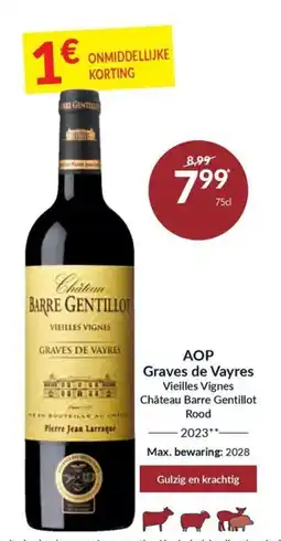 Intermarché Château Barre Gentillot aanbieding