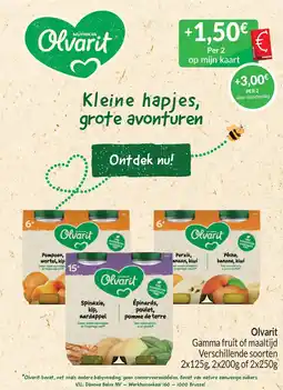 Intermarché Olvarit Gamma fruit of maaltijd aanbieding
