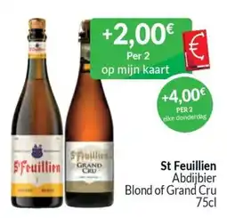 Intermarché St Feuillien Abdijbier Blond of Grand Cru aanbieding