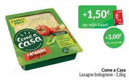 Intermarché Come a Casa Lasagne bolognese aanbieding
