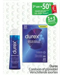 Intermarché Durex Condoom of glijmiddel aanbieding