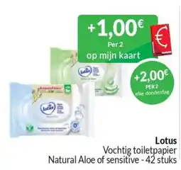 Intermarché Lotus Vochtig toiletpapier aanbieding