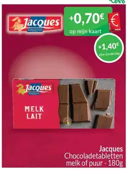 Intermarché Jacques chocoladetabletten aanbieding