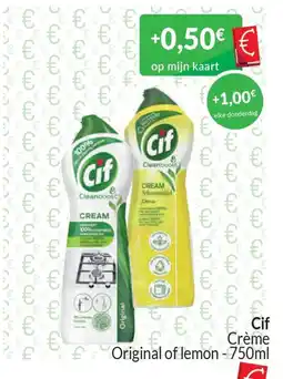 Intermarché Cif Crème aanbieding