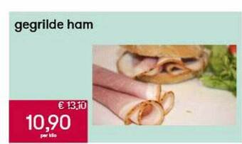 Gegrilde Ham