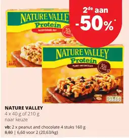 Spar Nature valley protein aanbieding
