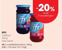Spar effi confituur aanbieding
