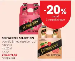 Spar schweppes selection aanbieding