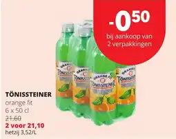 Spar Tönissteiner orange fit aanbieding