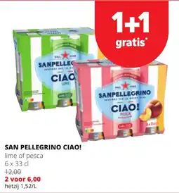 Spar San pellegrino ciao! aanbieding