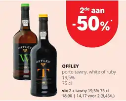Spar Offley porto tawny, white of ruby aanbieding