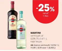 Spar Martini vermouth aanbieding