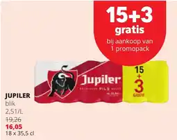 Spar Jupiler blik aanbieding
