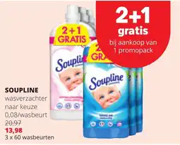 Spar Soupline wasverzachter naar keuze aanbieding