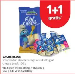 Spar Vache bleue fun cheese strings aanbieding