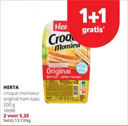Spar hera croque-monsieur original ham kaas aanbieding
