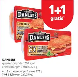 Spar Danlers cheeseburger aanbieding