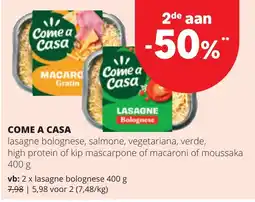 Spar Come a Casa lasagne bolognese aanbieding