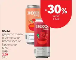 Spar Dozz gazpacho aanbieding