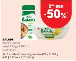 Spar Balade boter of room aanbieding