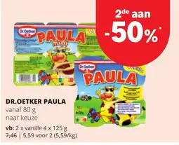 Spar dr.oetker paula aanbieding