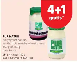 Spar pur natur bio yoghurt aanbieding