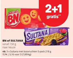 Spar BN of Sultana aanbieding